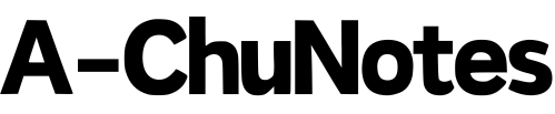 A-ChuNotes One Logo